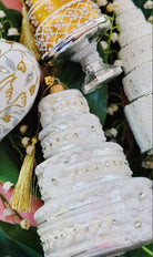 Wedding cake Christmas ornament