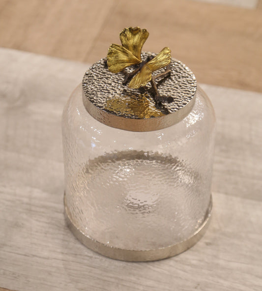 Butterfly Ginkgo Cookie Jar