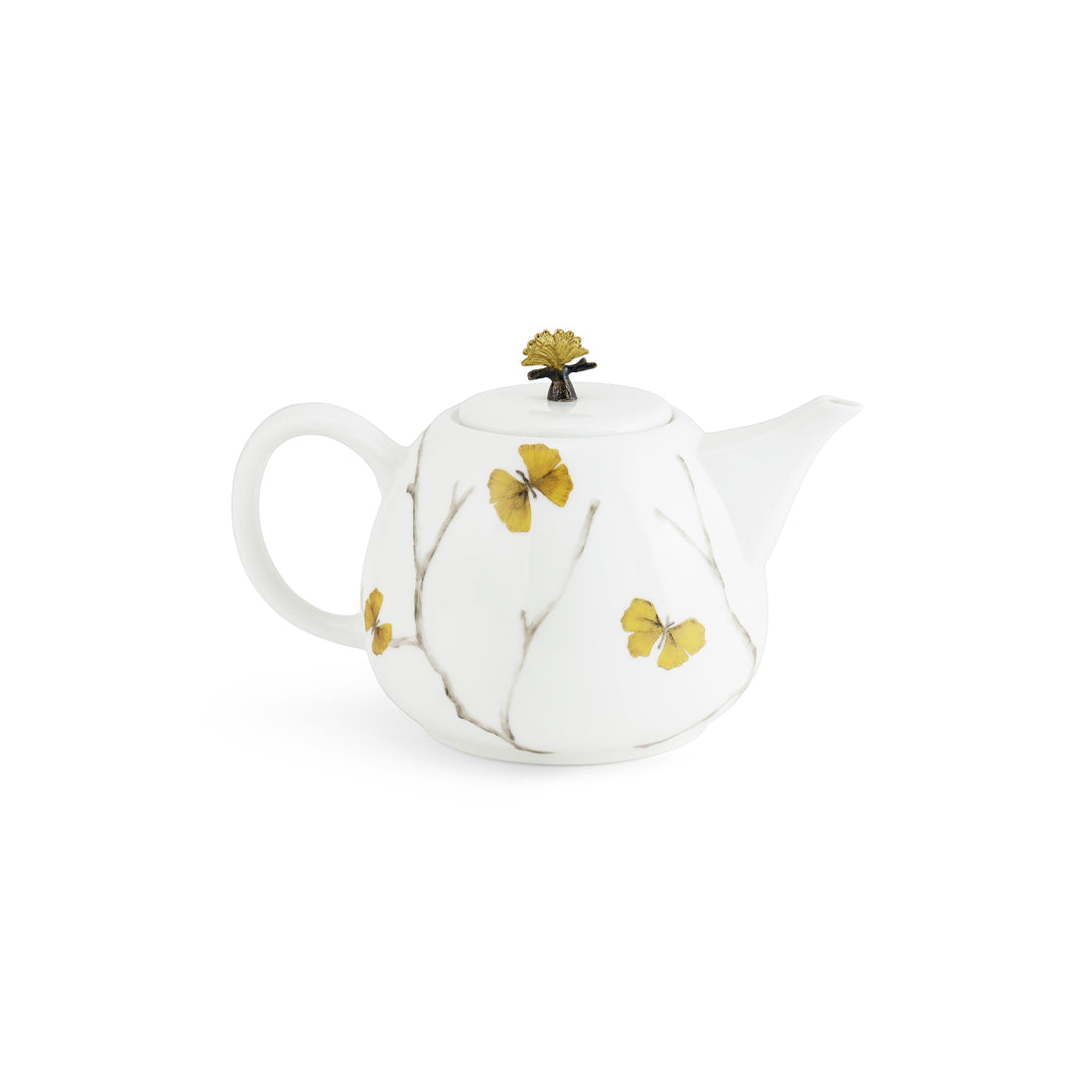 Butterfly Ginkgo Porcelain Tea Set