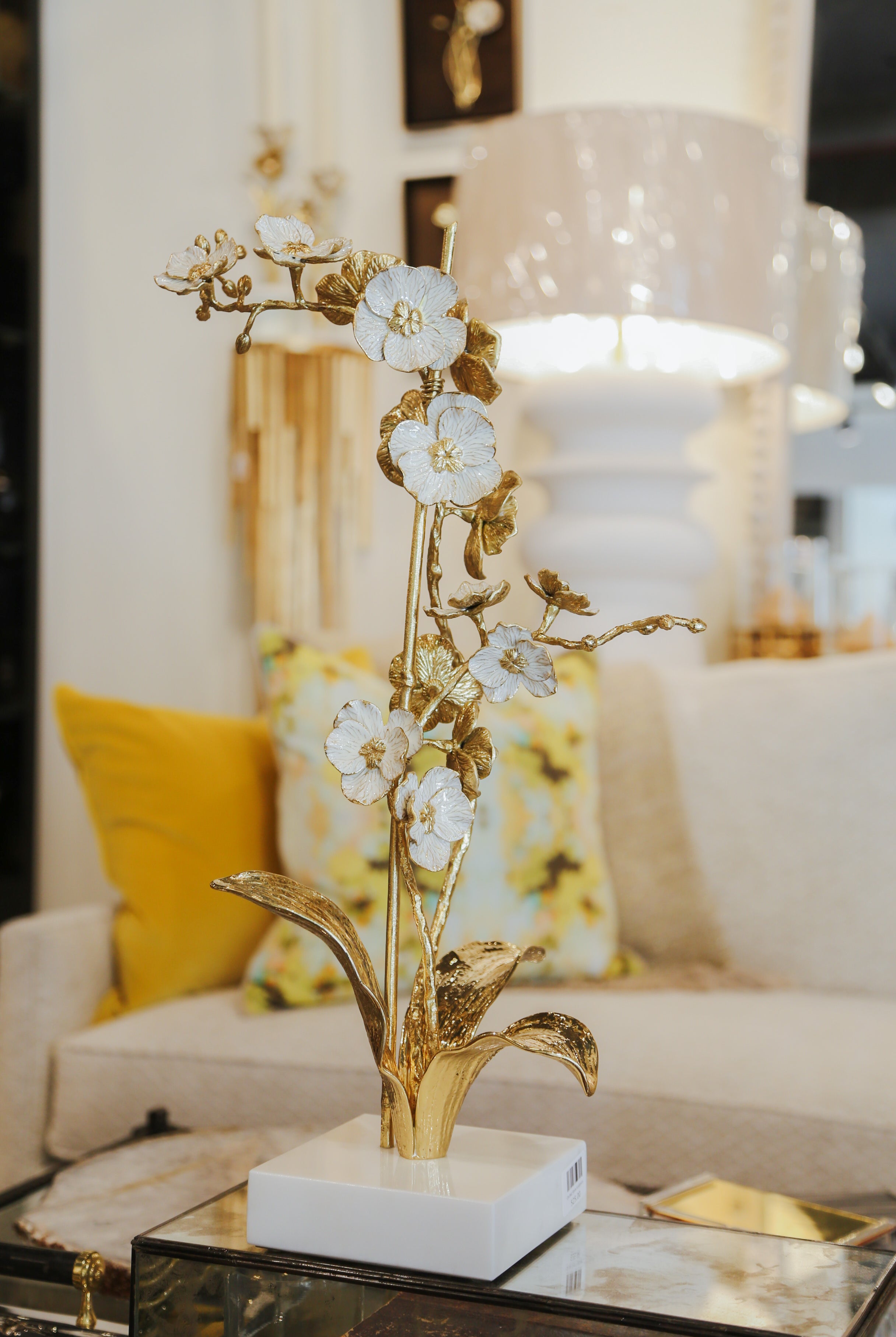 Michael Aram Orchid Stem Sculpture EK Home Jackson, MS Interior Design