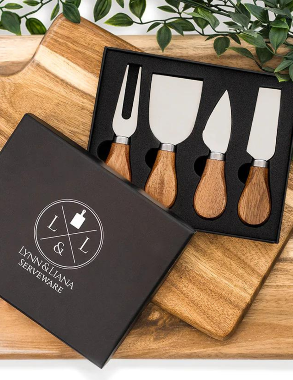 Acacia Cheese Knife Set