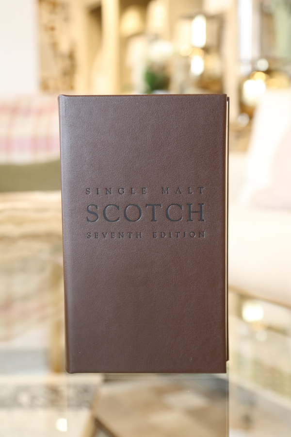 Single Malt Scotch Leather Book