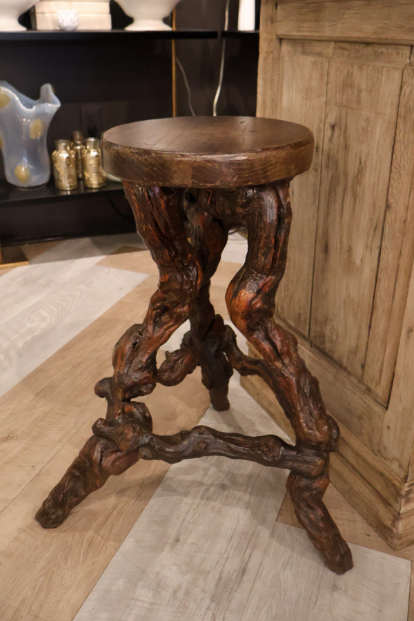 Vintage French Organic Stool – EK Home