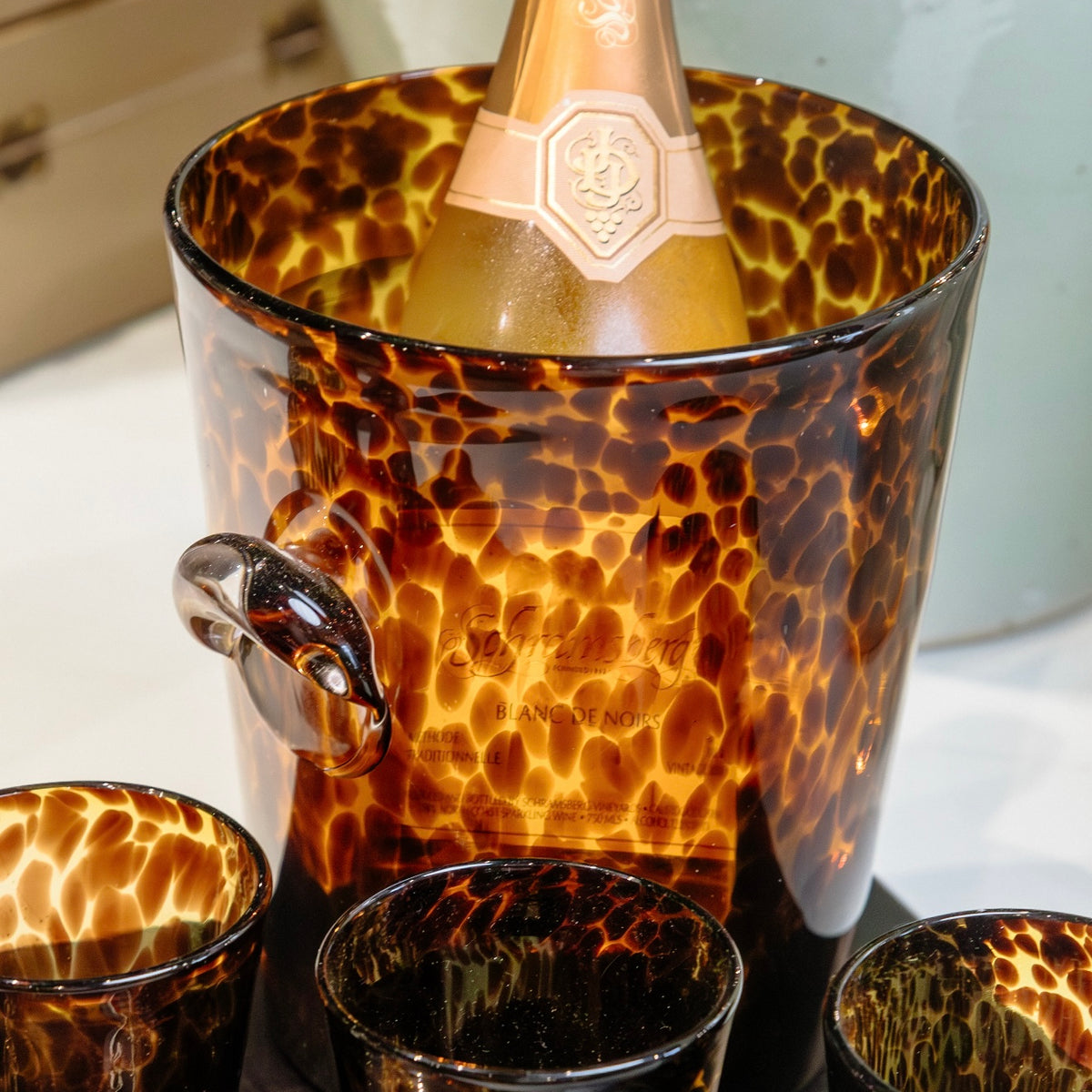 Tortoise Print Ice Bucket – EK Home