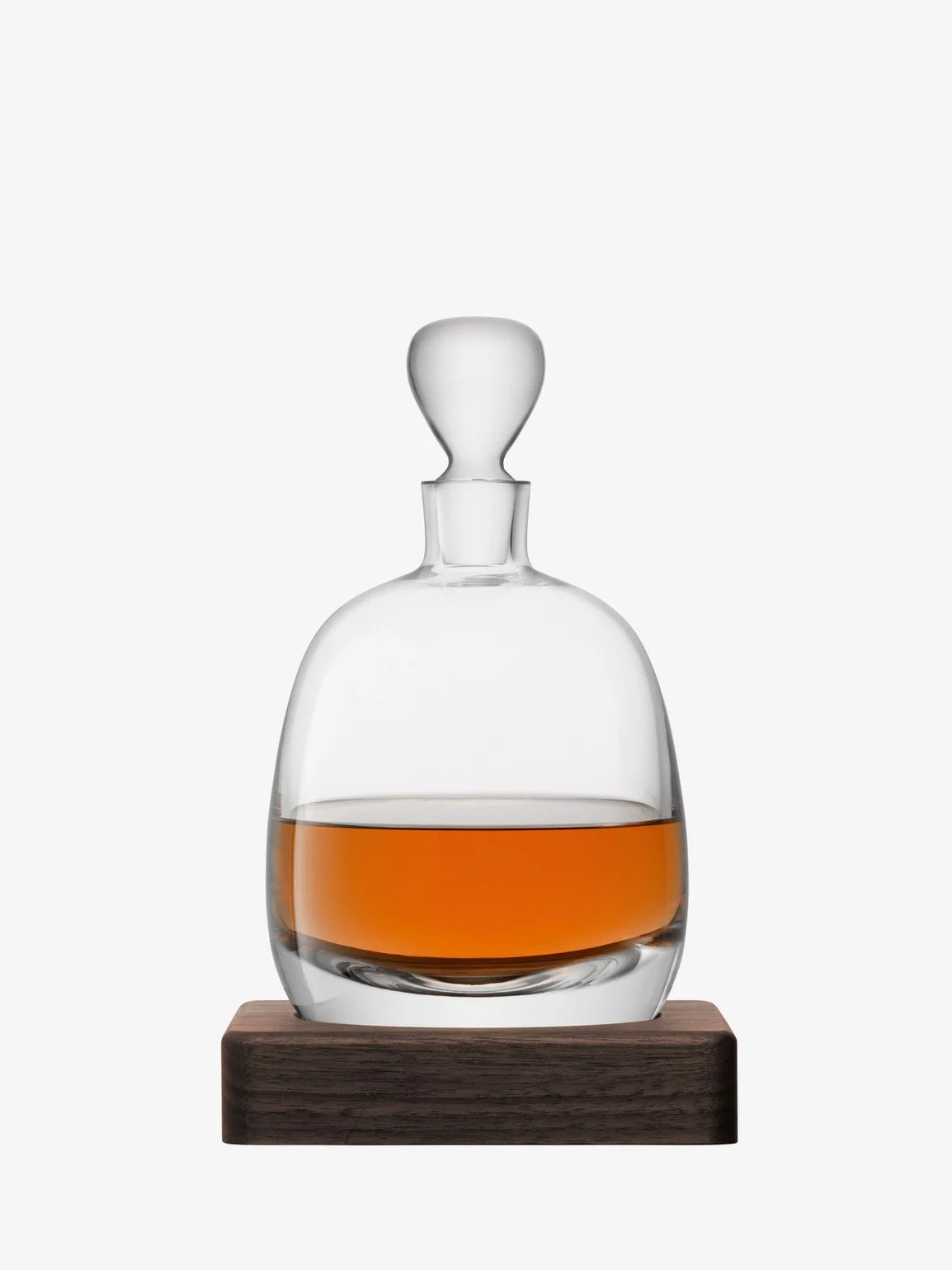 Whiskey Islay Decanter & Walnut Base