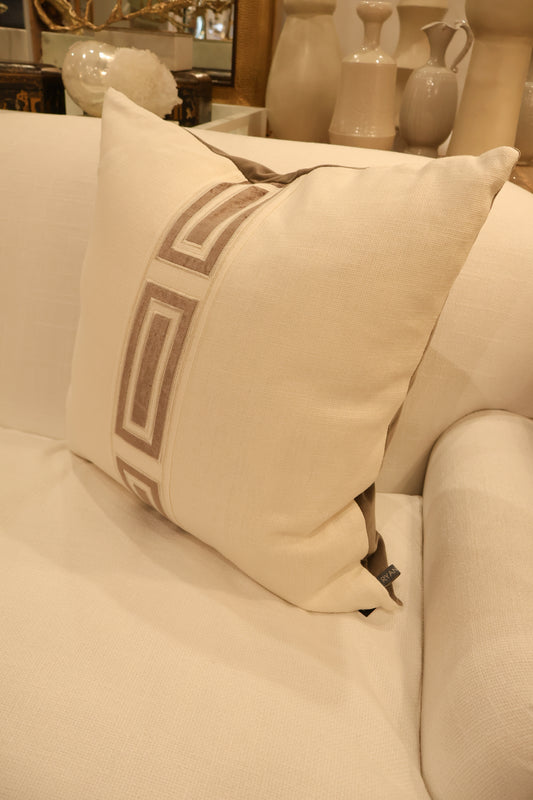 Grigio Ingot Tape Pillow