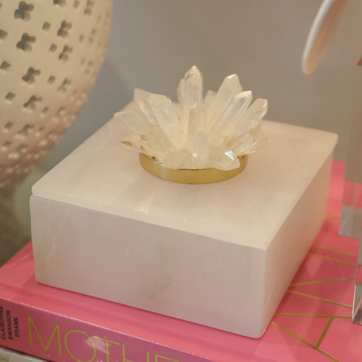 Chelsea House Alabaster and Crystal Box – EK Home