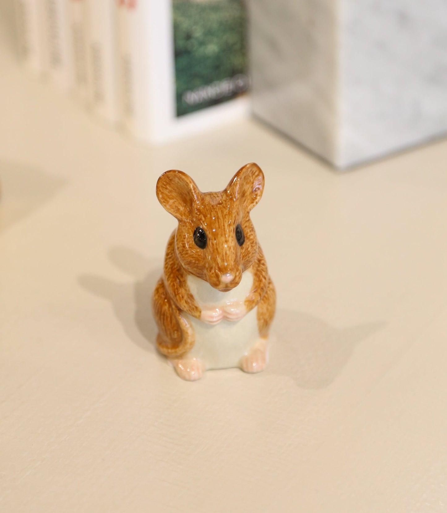 Wood Mouse Bud Vase