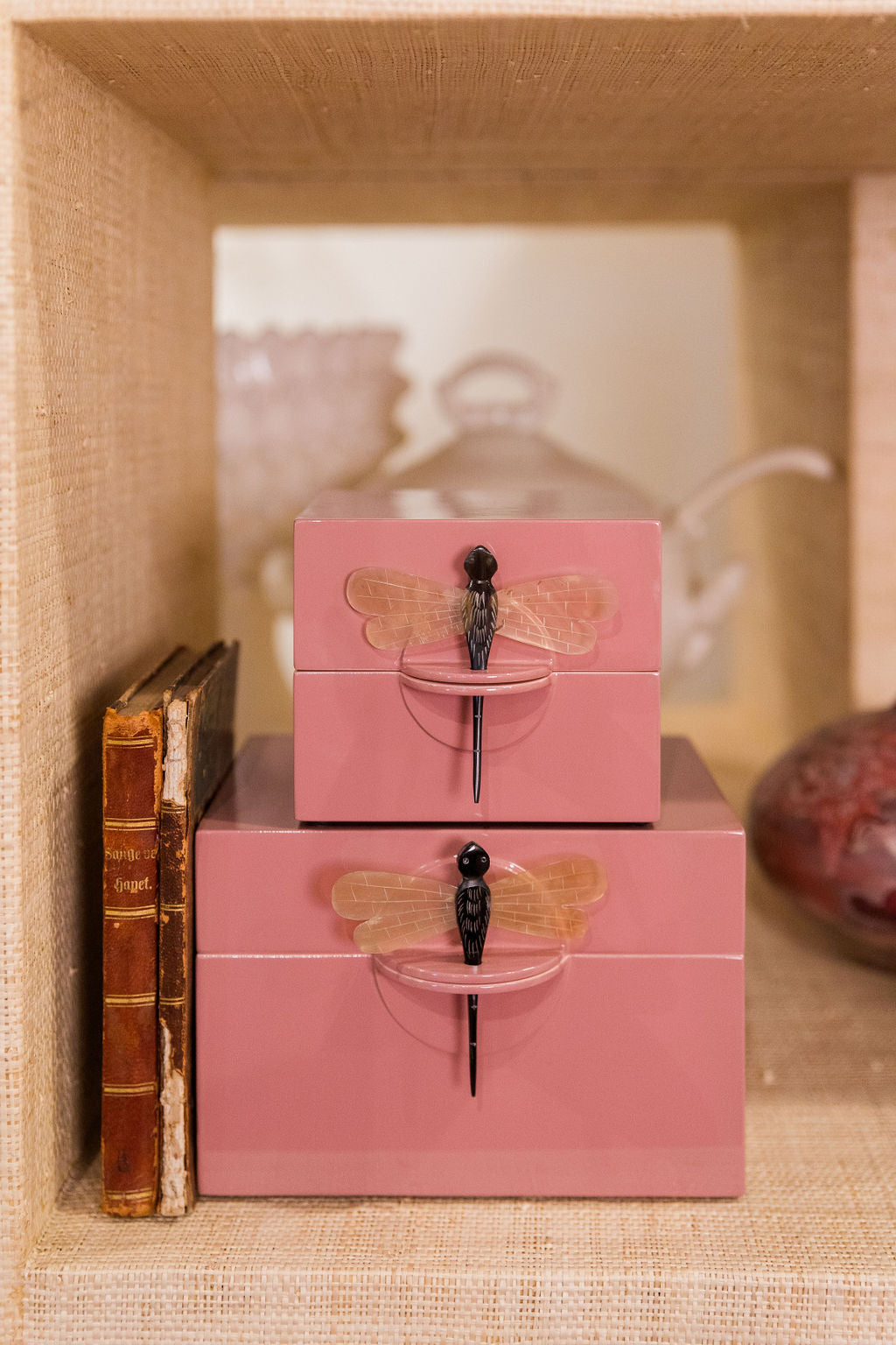 Lacquered Dragonfly Boxes