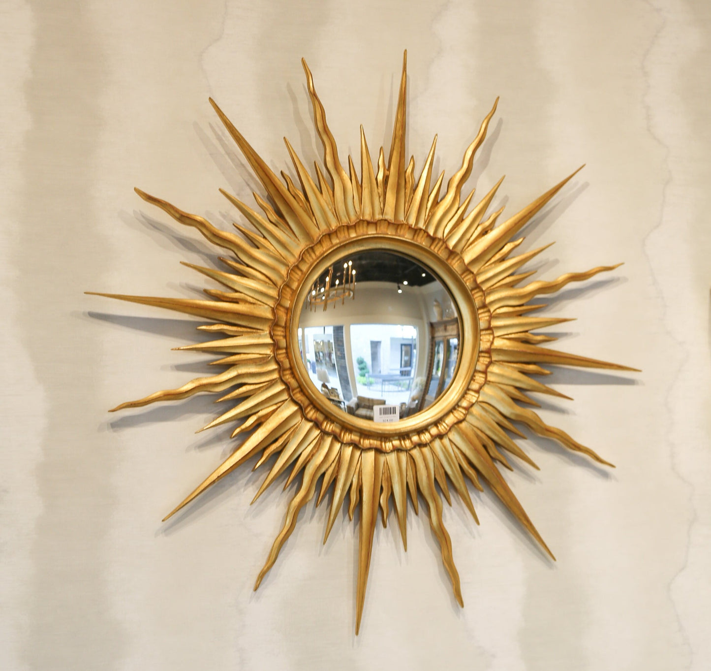 Antique Gold Starburst Mirror