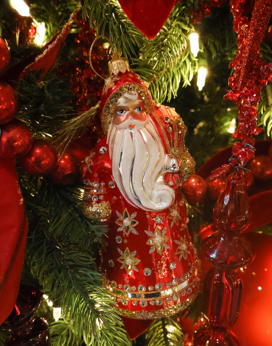 Papa Claus Jinglenog Ornament