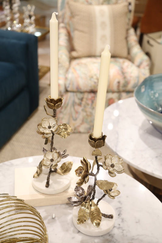 Vintage Bloom Candleholders