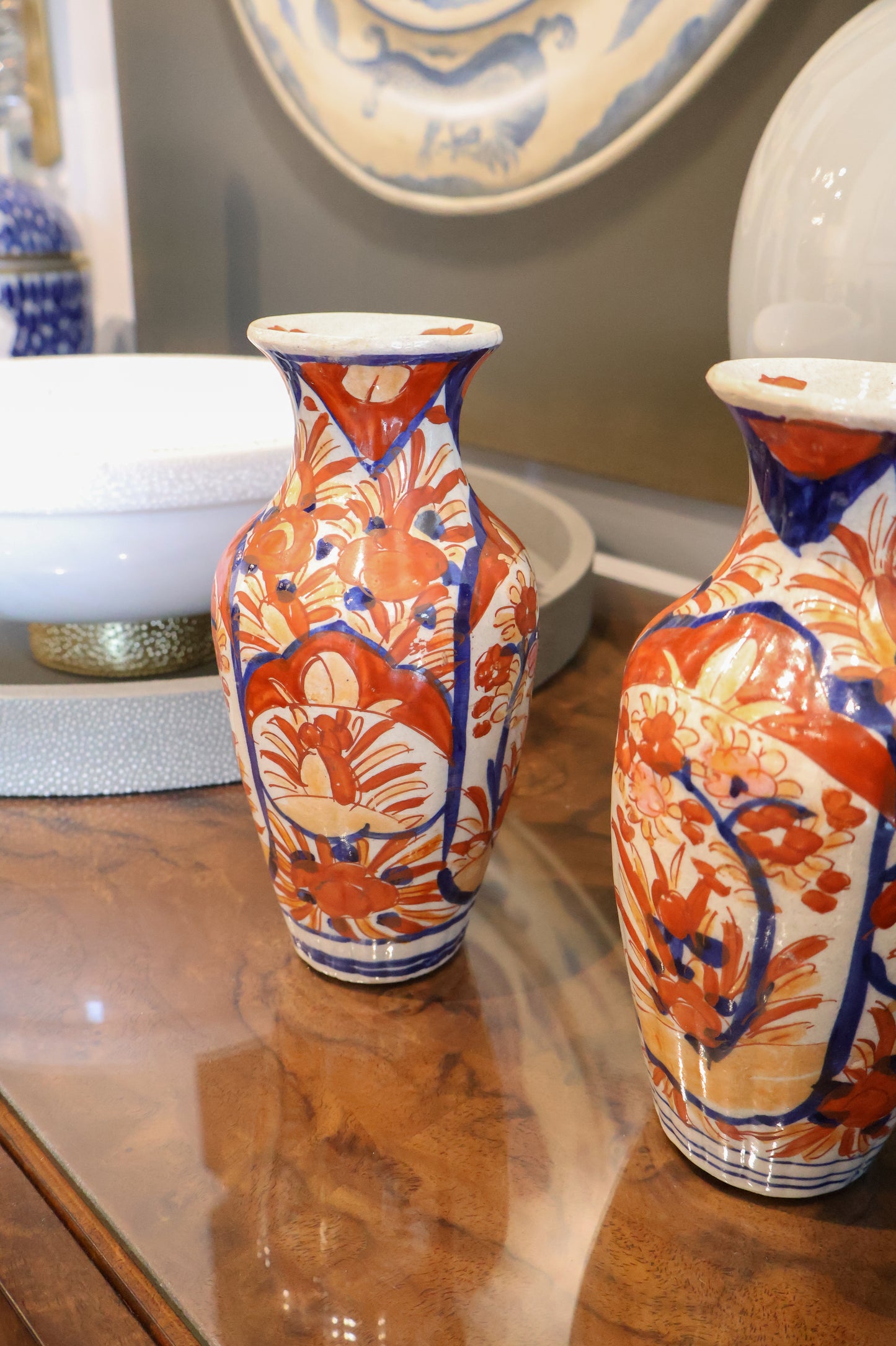 19th Century Imari Vase Pair