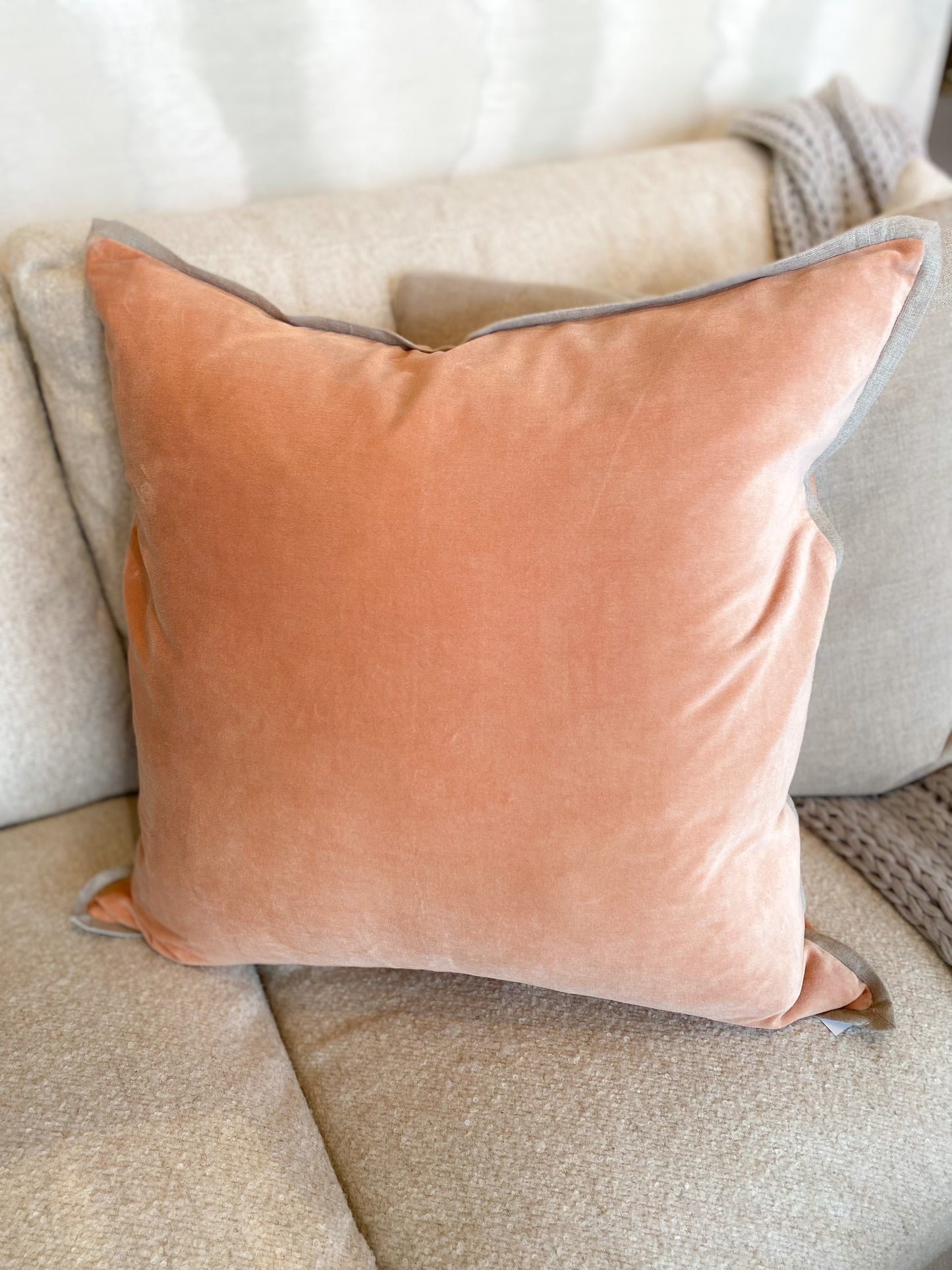 Gehry Velvet and Linen Shade Pillow