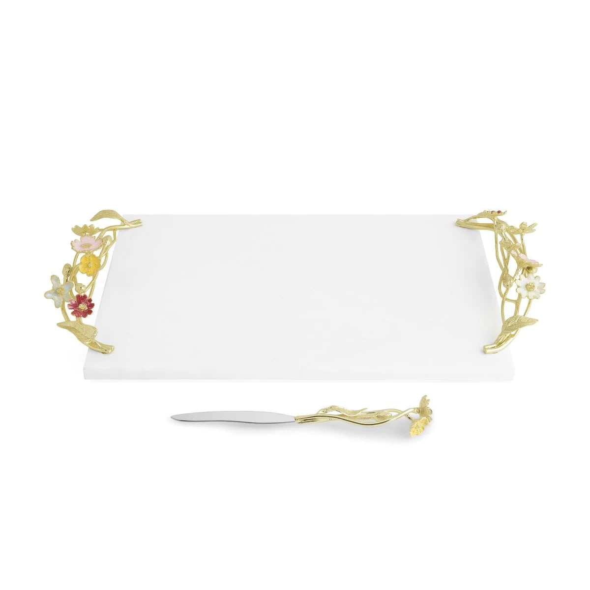 Wildflowers Cheeseboard with Knife