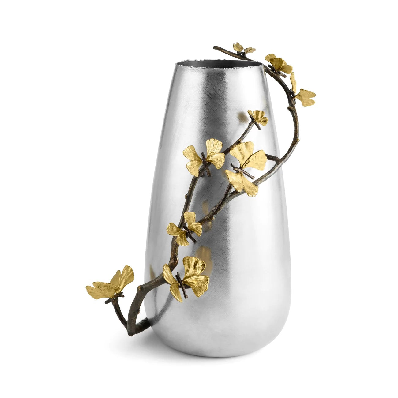 Butterfly Ginkgo Centerpiece Vase