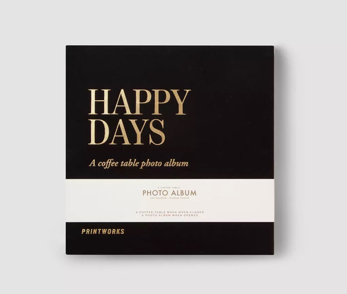 Happy Days Photo Album Black