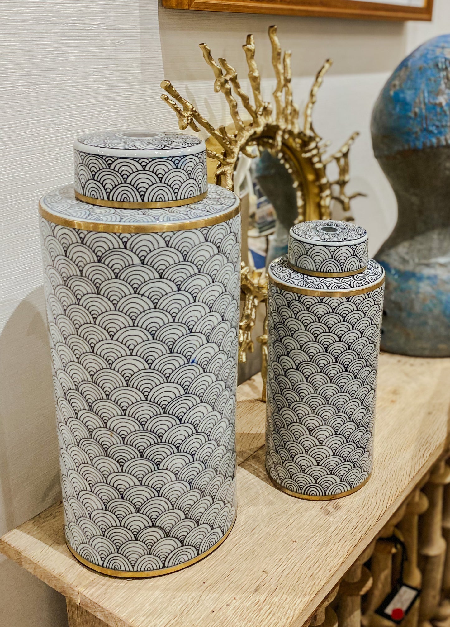 Jalouisie Tea Canister Set of 2